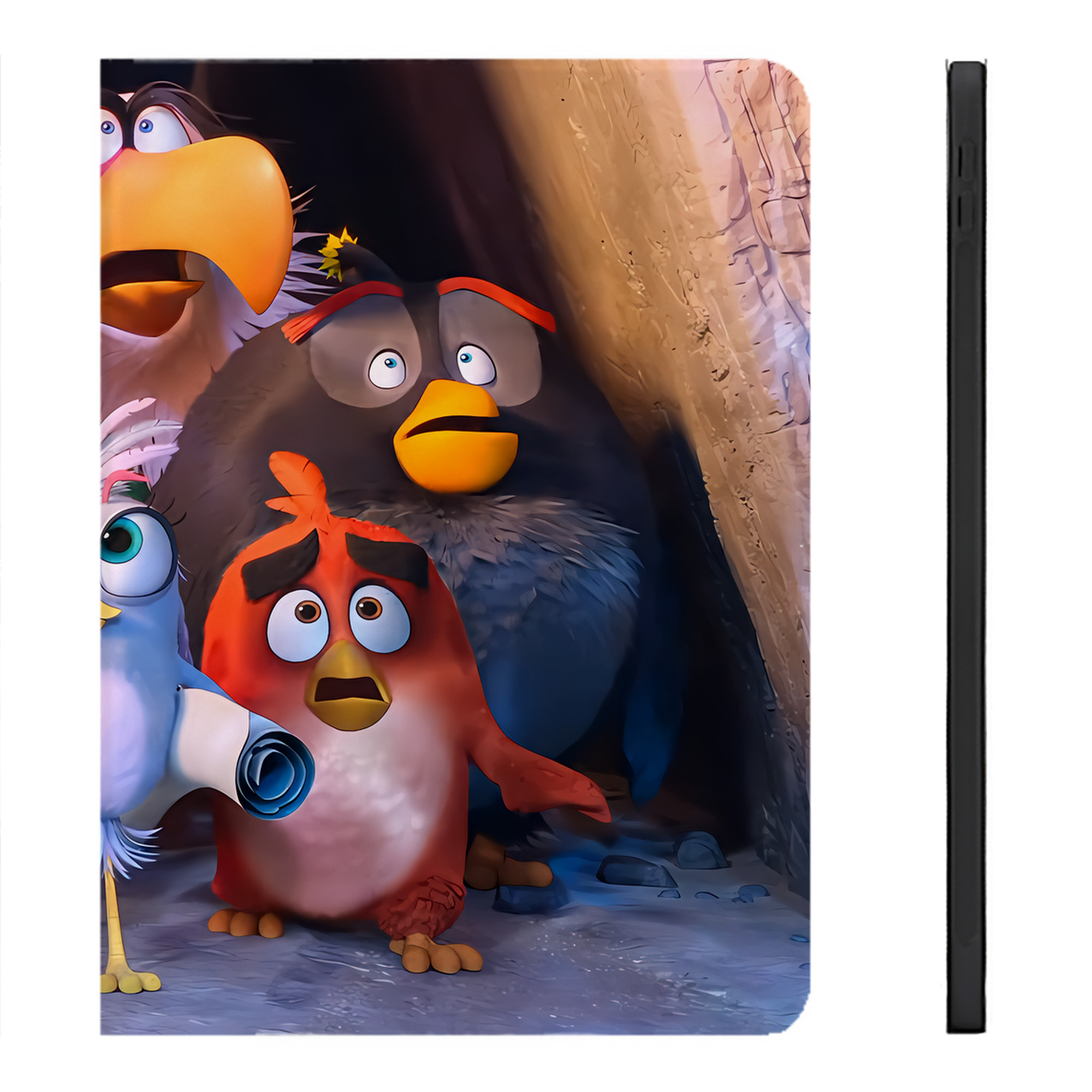 （画像用） Angry Birds アングリーバード IPadケース ペンホルダー付き ブックスタイルデザイン